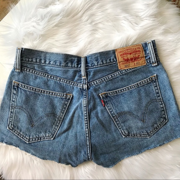 Levi's Pants - Levi's 505 denim cutoff shorts